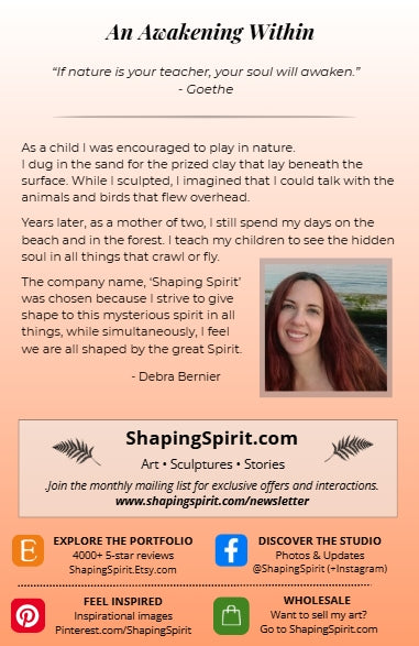An Awakening Within | Nature Art Card | Inspirational Greeting Card