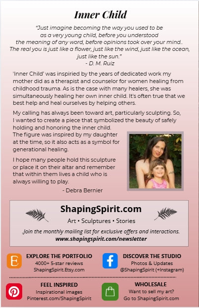 Inner Child - Healing Art Card - Meaningful Greeting Card