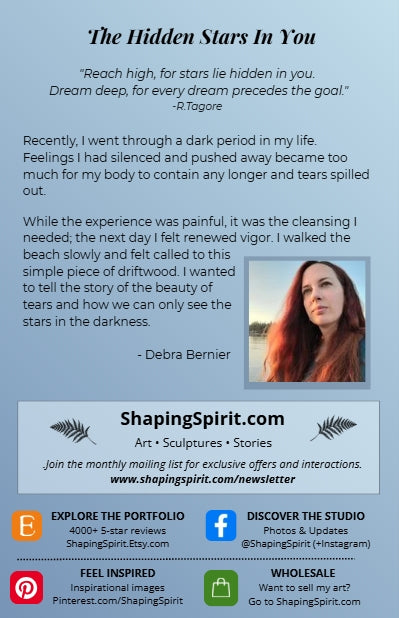 The Hidden Stars in You - Healing Art Card - Meaningful Greeting Card