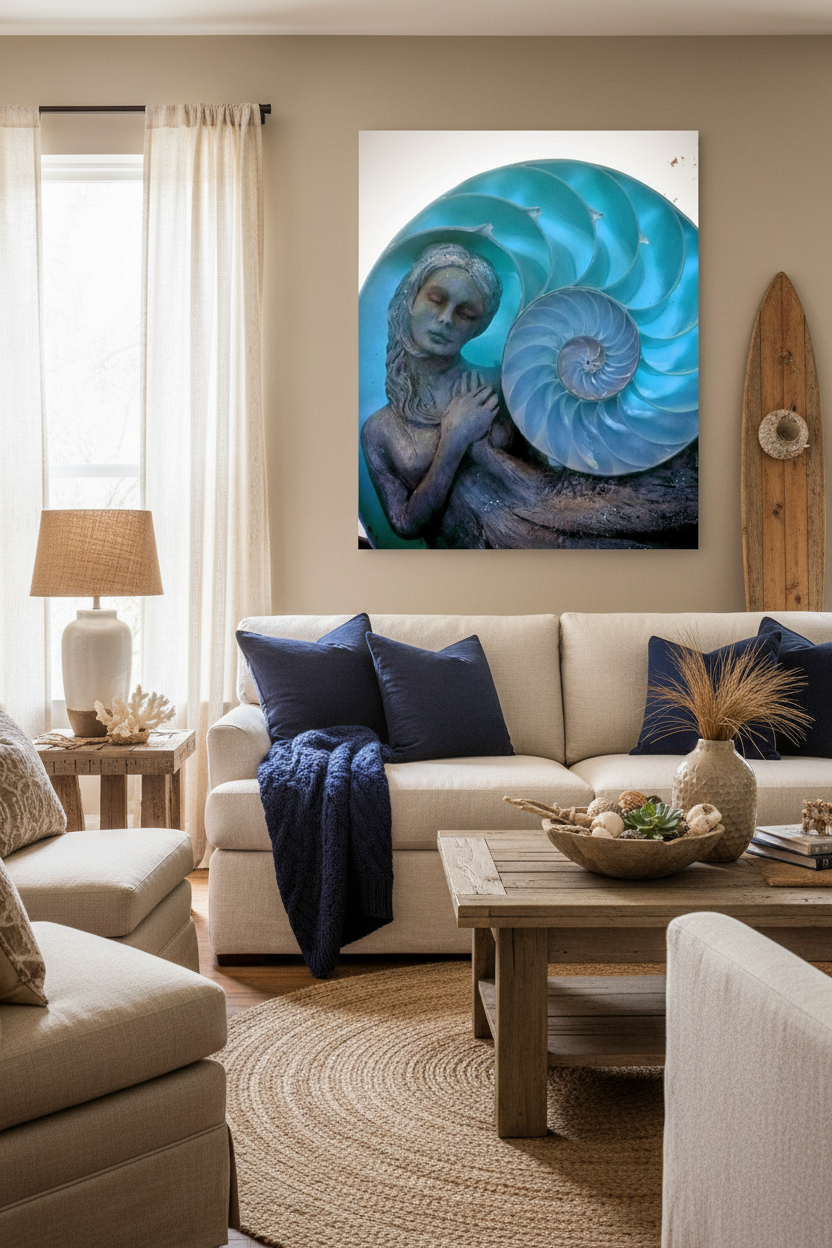 Spiral Fingerprint of the Goddess | Fine Art Canvas Print