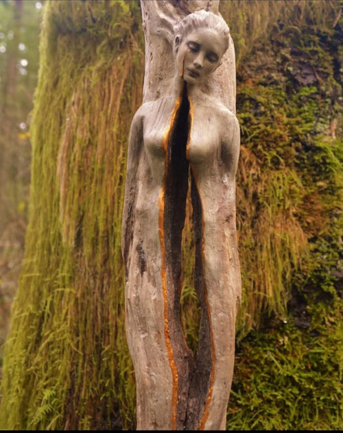 A Crack in Everything inspirational art card featuring meaningful spiritual artwork by Debra Bernier