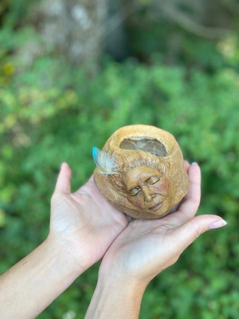 Monkey Pot, Tree Seed Bowl, By Debra Bernier