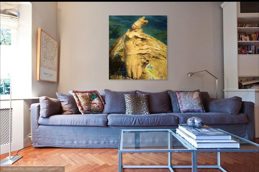 Custom canvas wall art print featuring spiritual artwork from Shaping Spirit by Debra Bernier