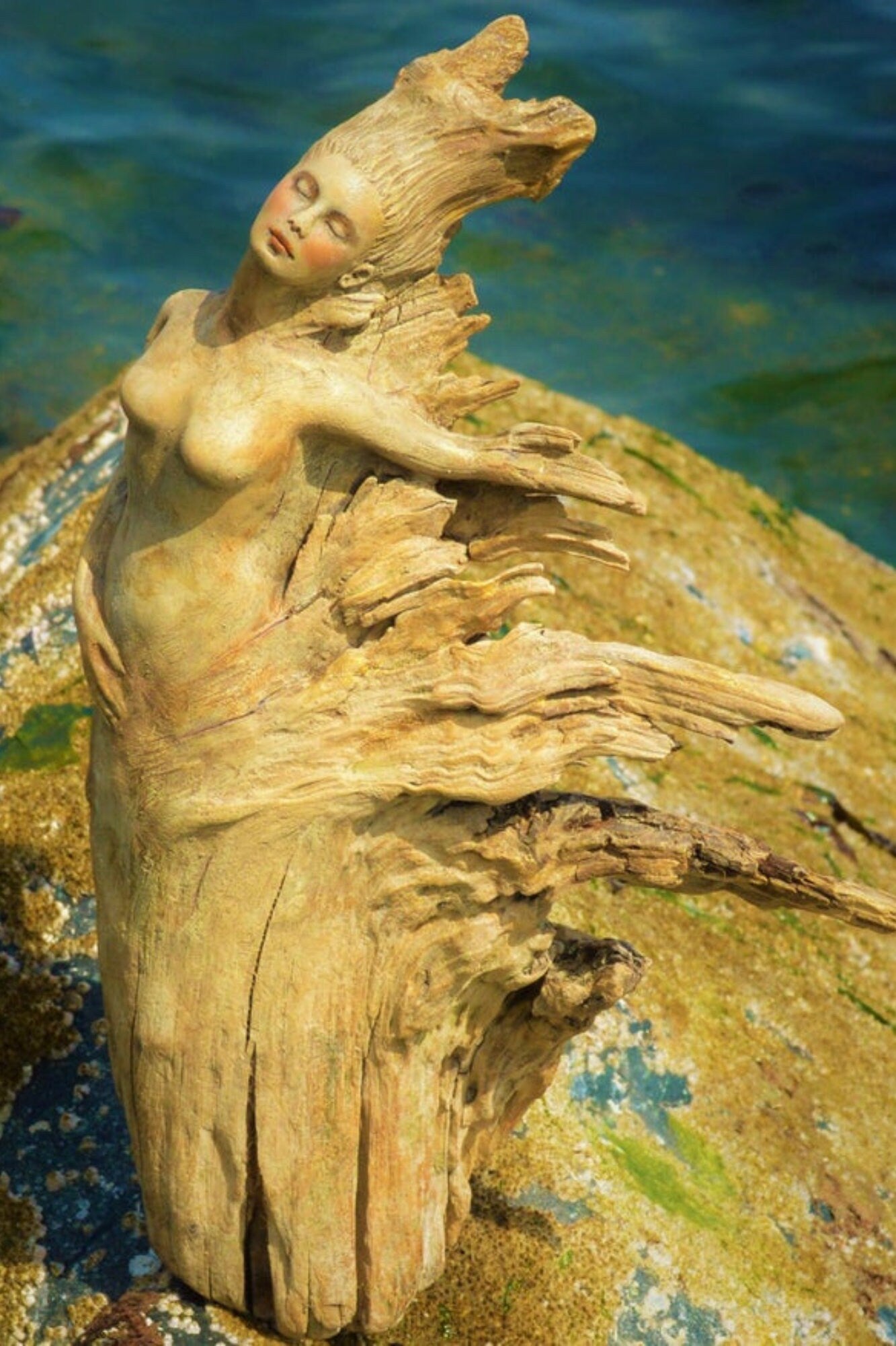 inspirational art card featuring meaningful spiritual artwork by Debra Bernier