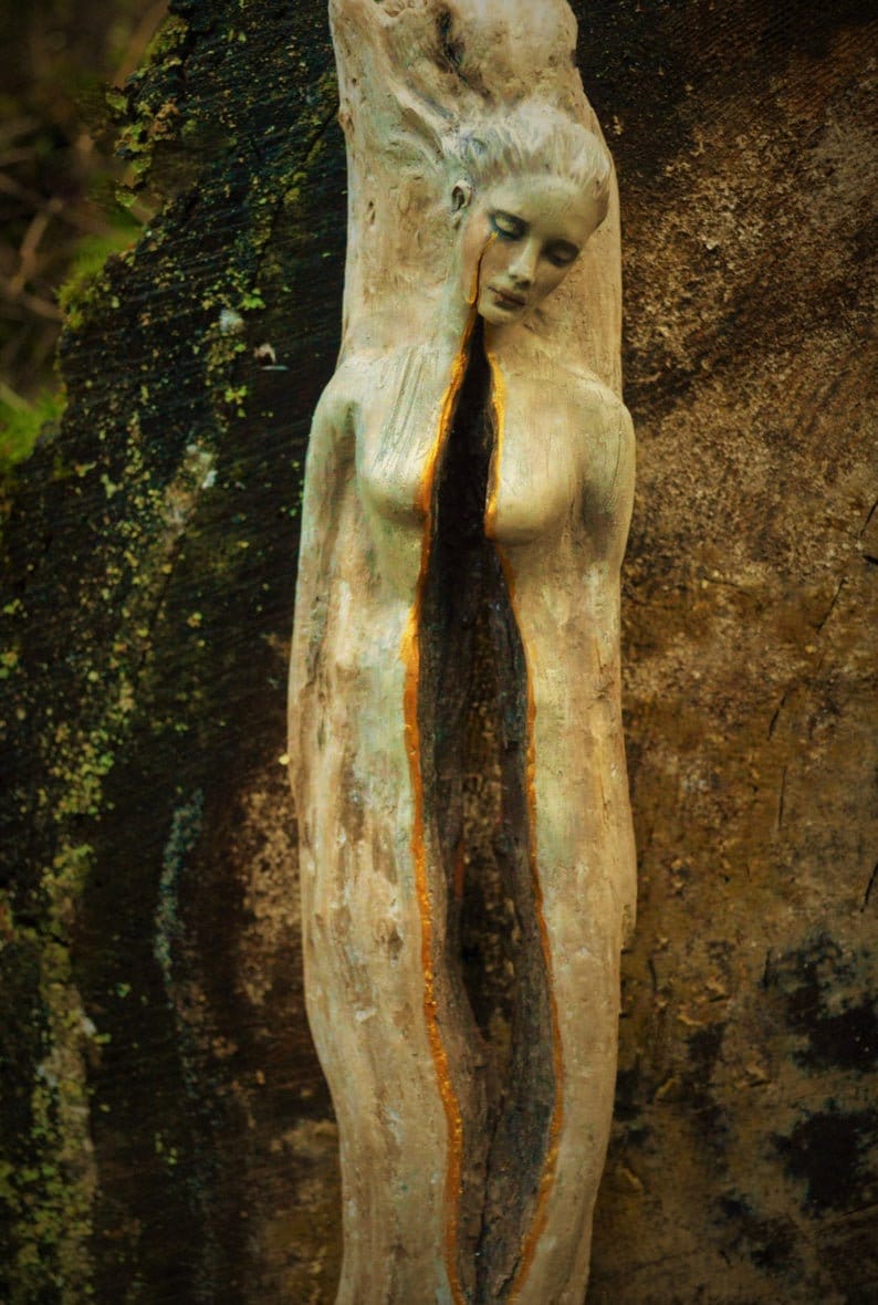 FREE SHIPPING - Art Card, A Crack In Everything, by Debra Bernier, Shaping Spirit