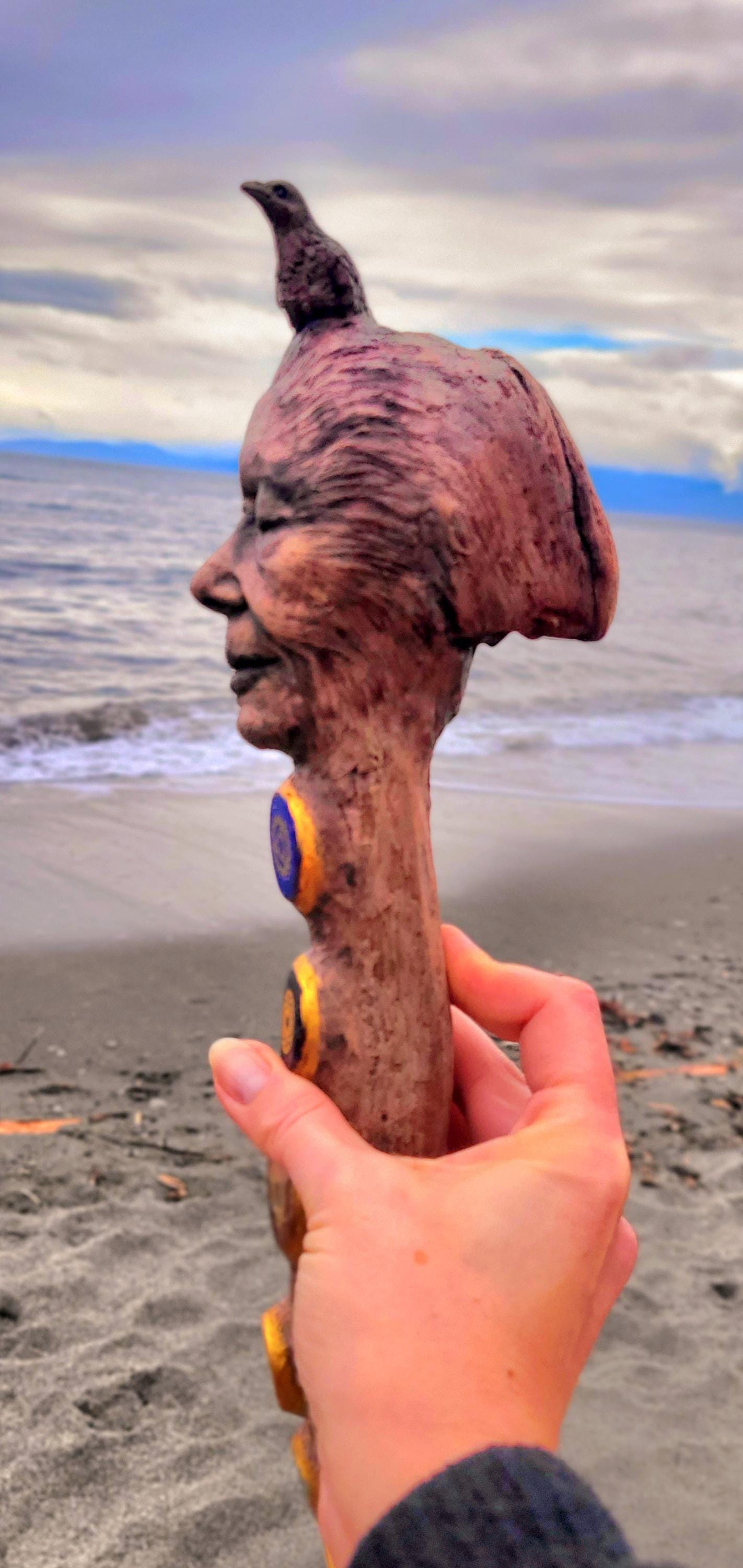Chakra Wood, Talking Stick