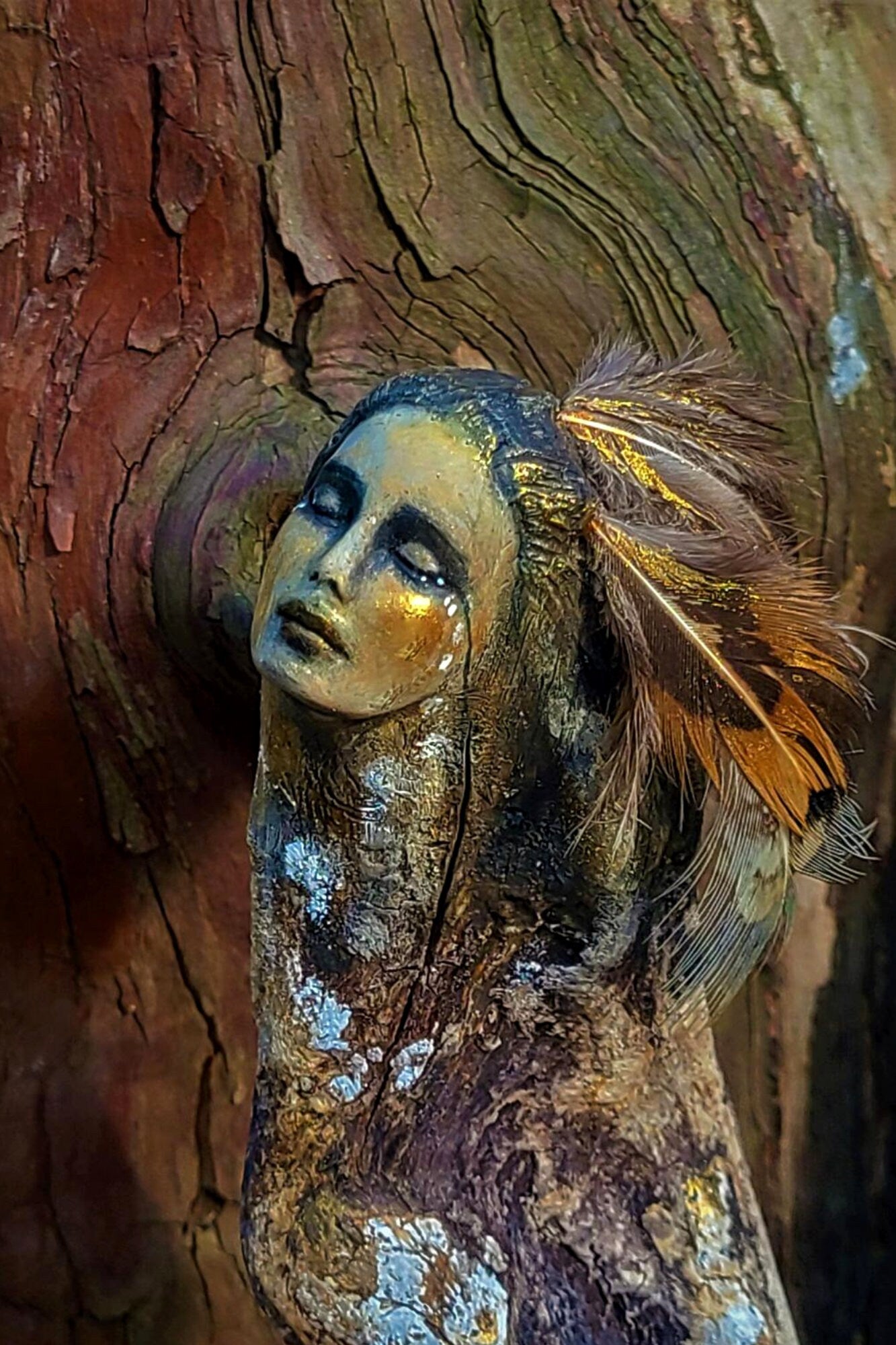 inspirational art card featuring meaningful spiritual artwork by Debra Bernier