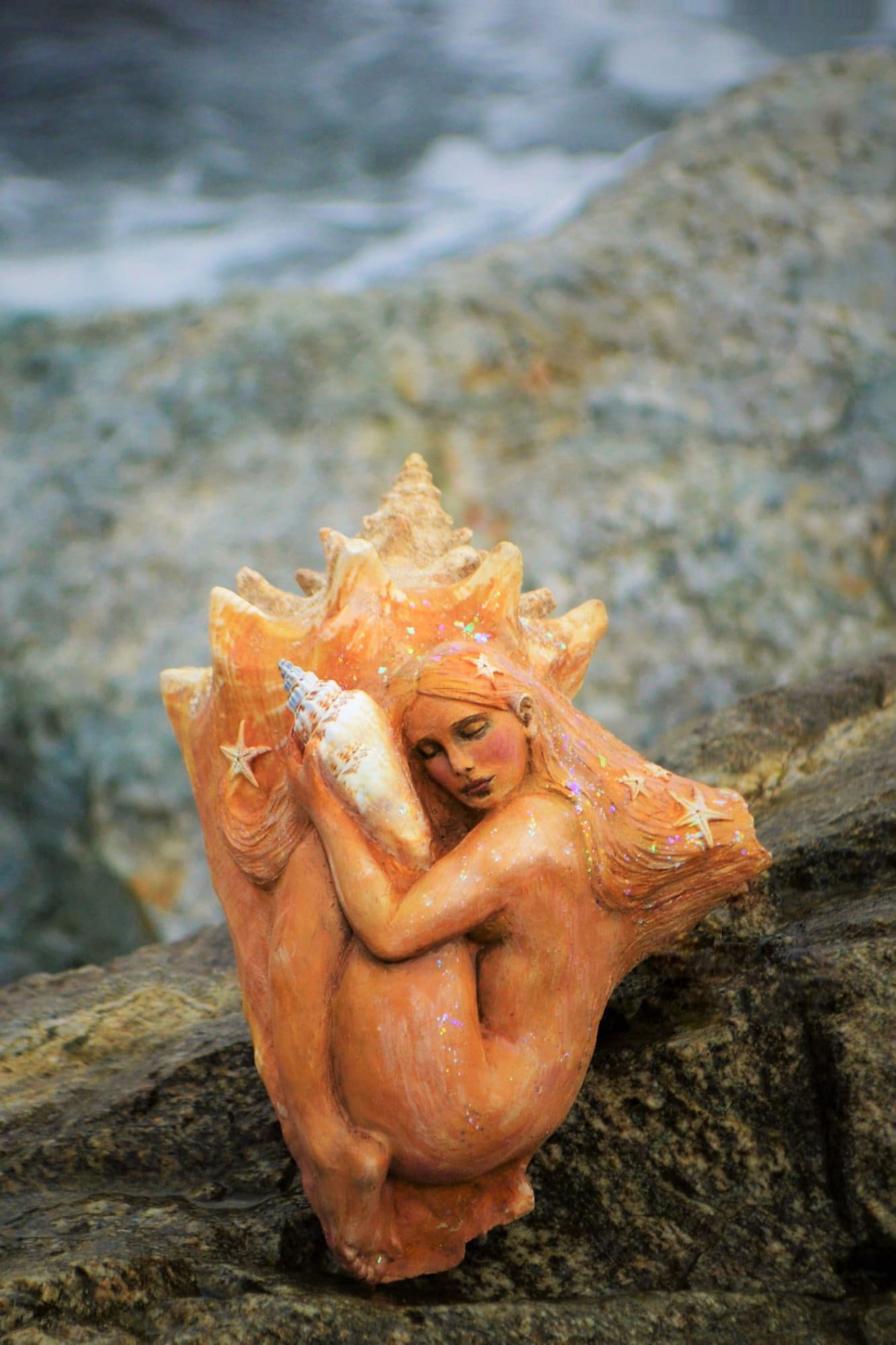 FREE SHIPPING - Art Card, Ocean Dreams, by Debra Bernier, Shaping Spirit