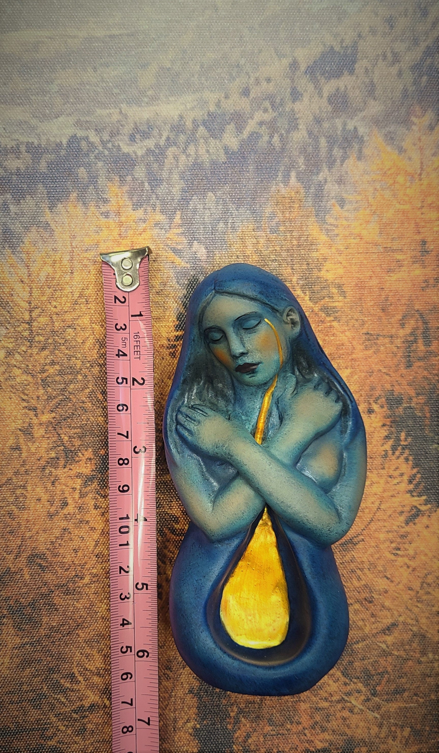 Inner Light, Healing Art Statue, Sculpture by Debra Bernier