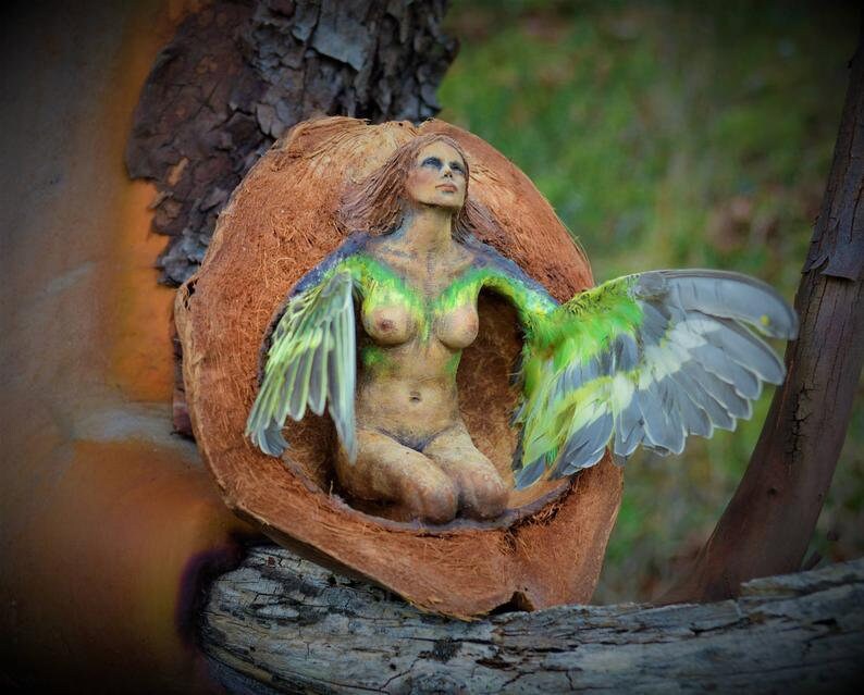 FREE SHIPPING - Art Card, An Awakening Within, by Debra Bernier, Shaping Spirit