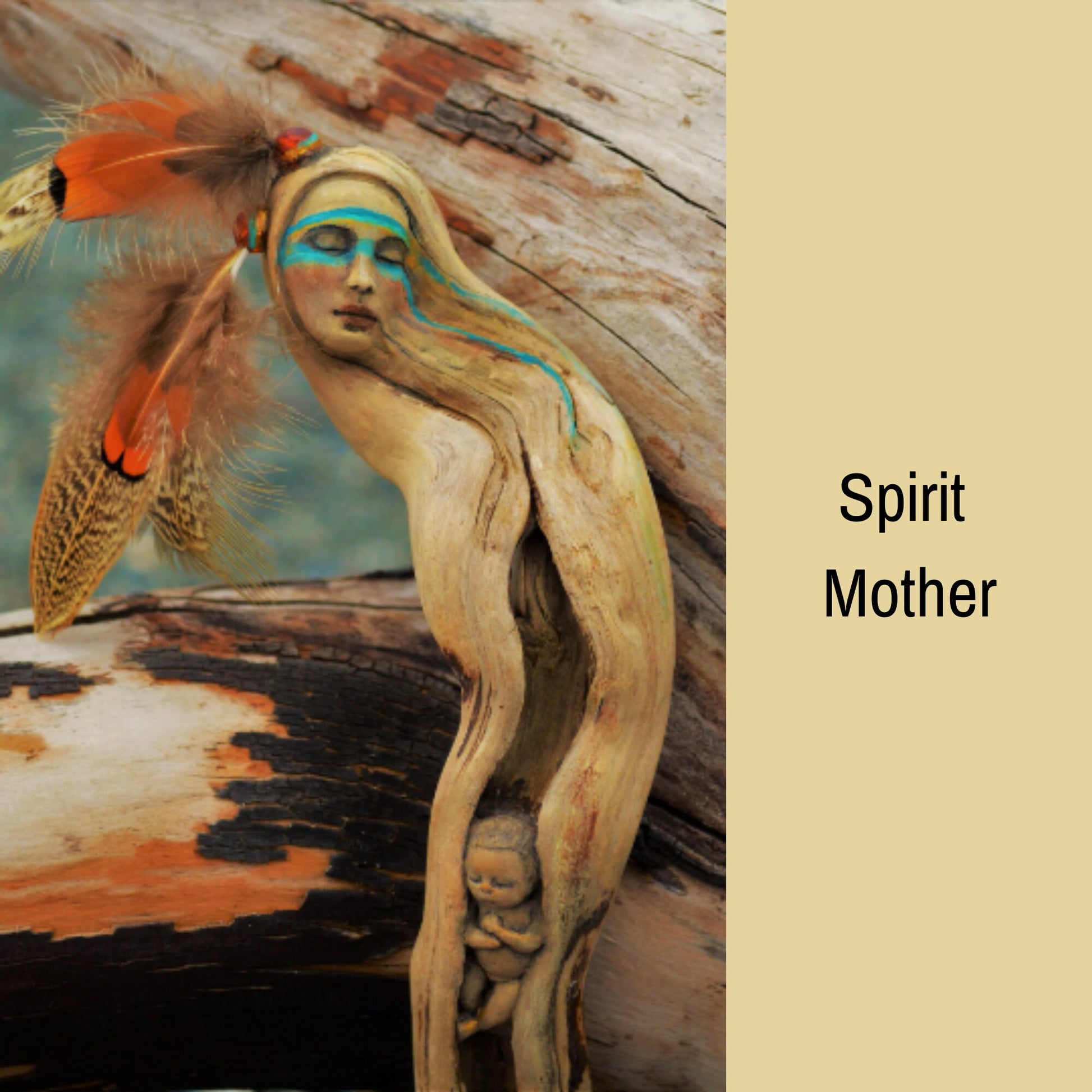 FREE SHIPPING - Art Card, Grandmother Willow, by Debra Bernier, Shaping Spirit