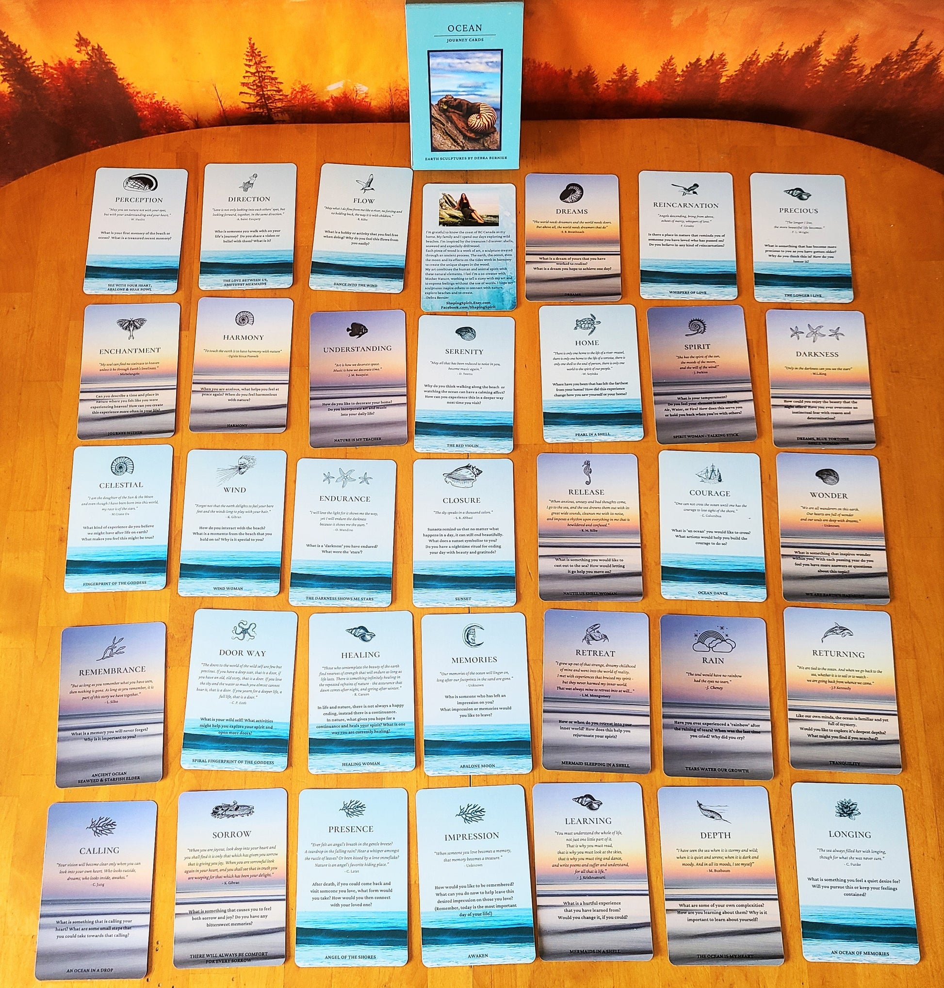 Any TWO Journey Decks, Spirit Card  Collection with Guidance Questions by Debra Bernier, ShapingSpirit