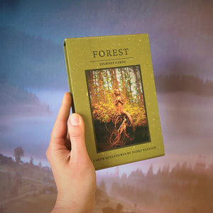 Forest Journey Deck oracle card deck with guidance questions nature inspired spiritual reflection tool by Debra Bernier