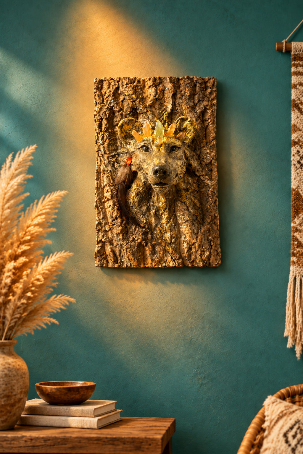 RESERVED for FREDRIC - Spirit Tree Bark Sculpture - Adaptability