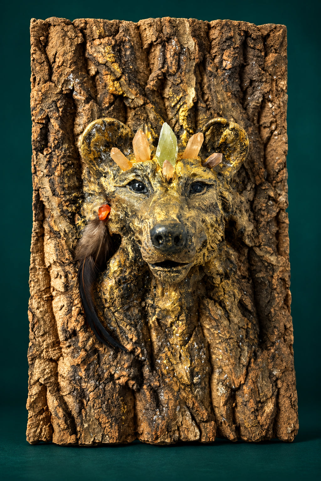 RESERVED for FREDRIC - Spirit Tree Bark Sculpture - Adaptability