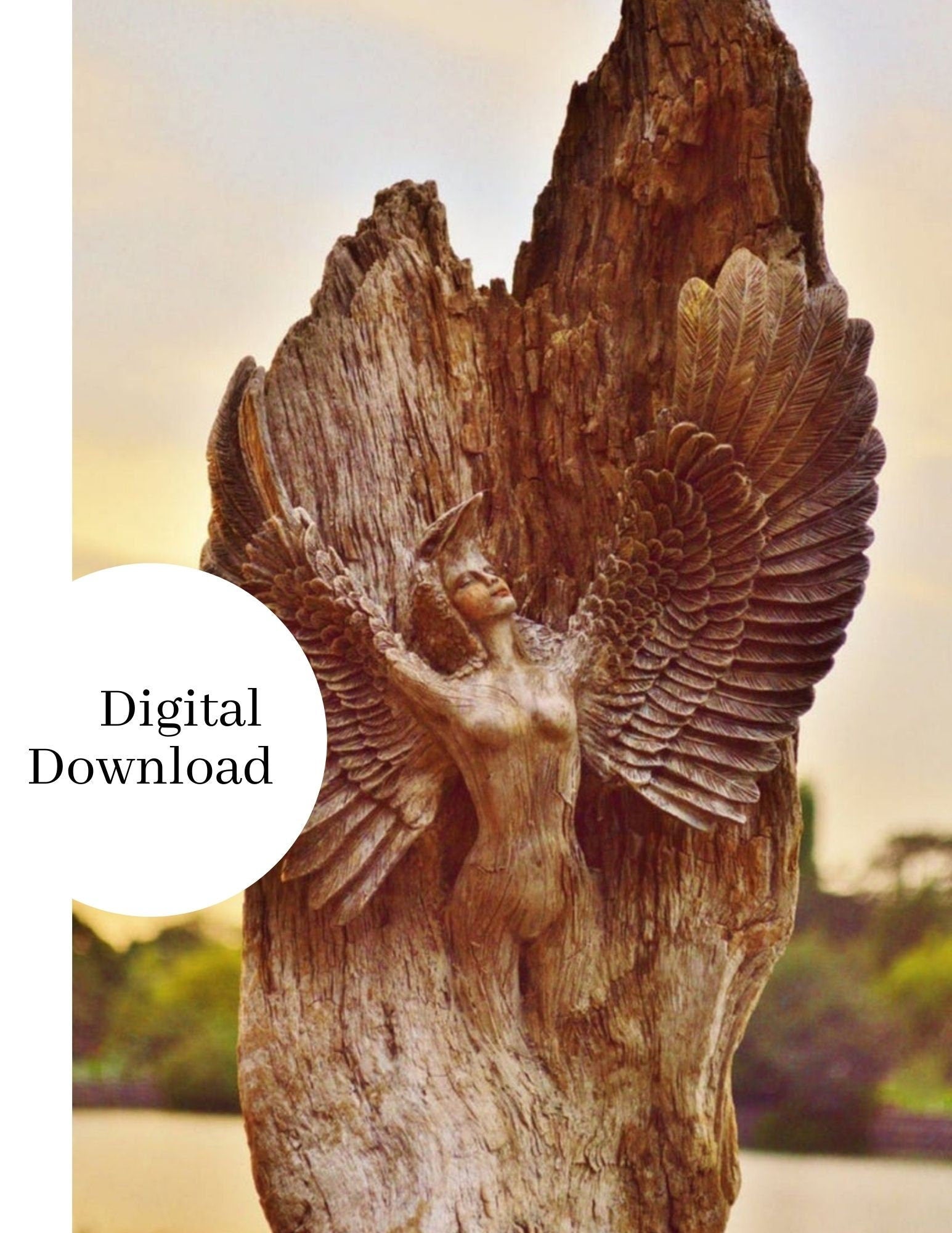 Digital download spiritual artwork printable wall art instant download by Debra Bernier