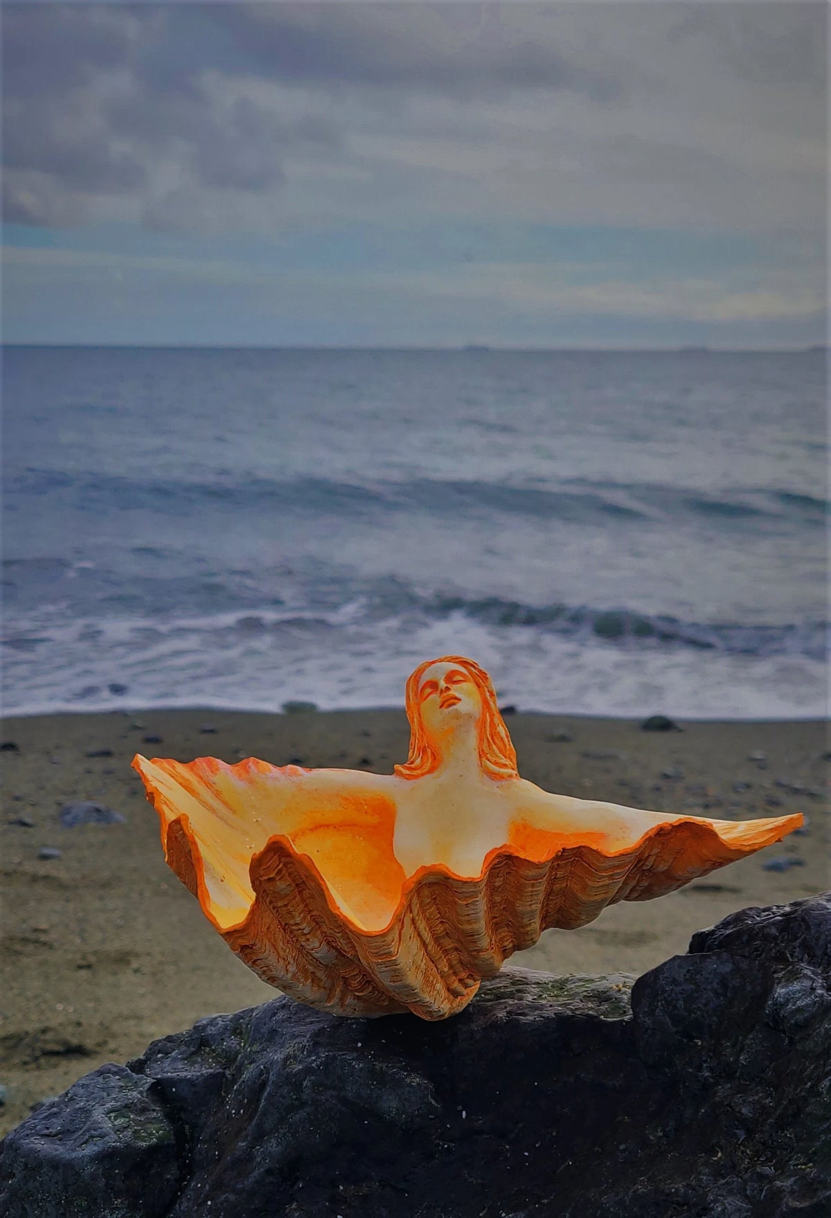 Ocean Treasure Bowl, Shell Altar Sculpture – Shaping Spirit