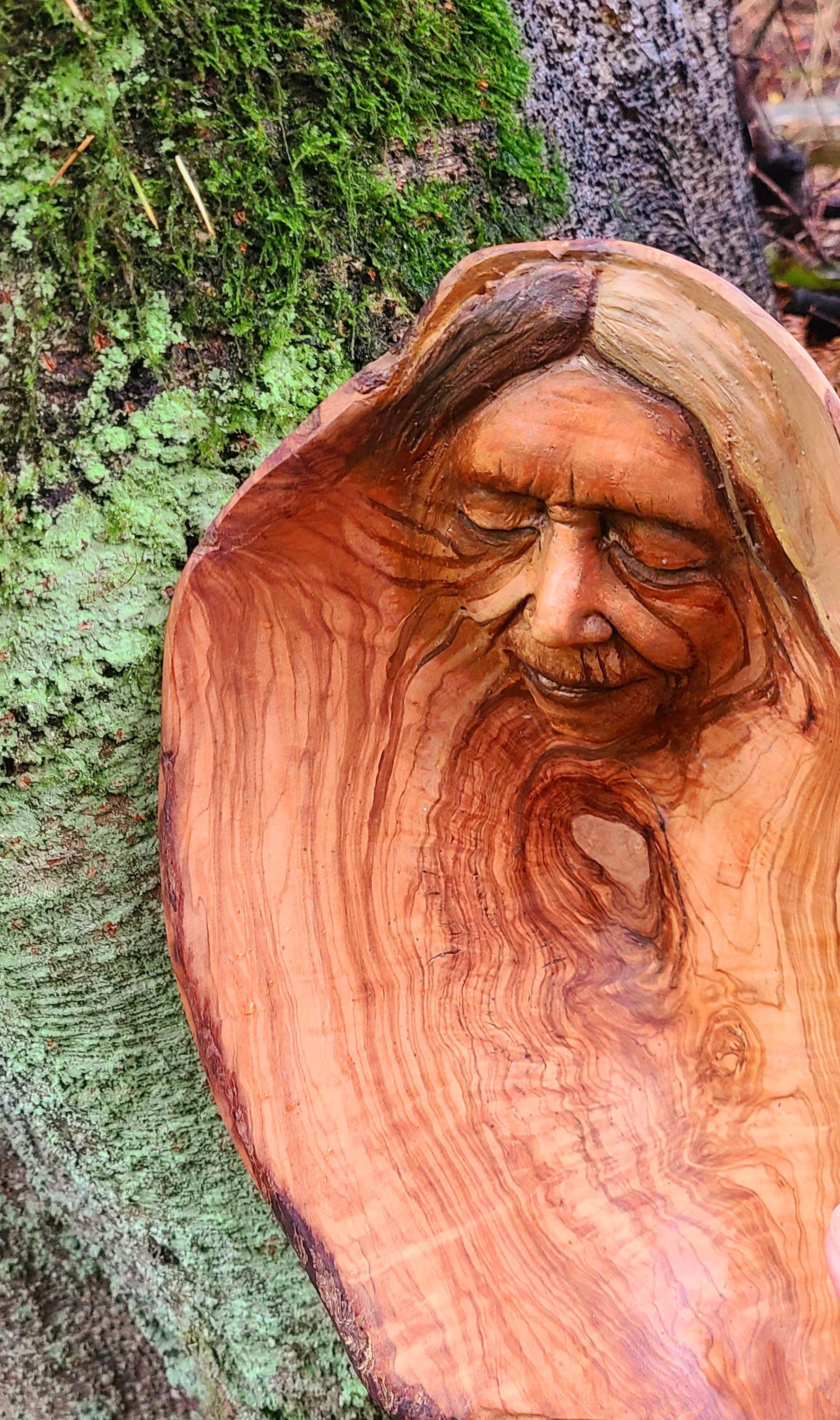 Spirit Mother, Wooden Bowl for Altar