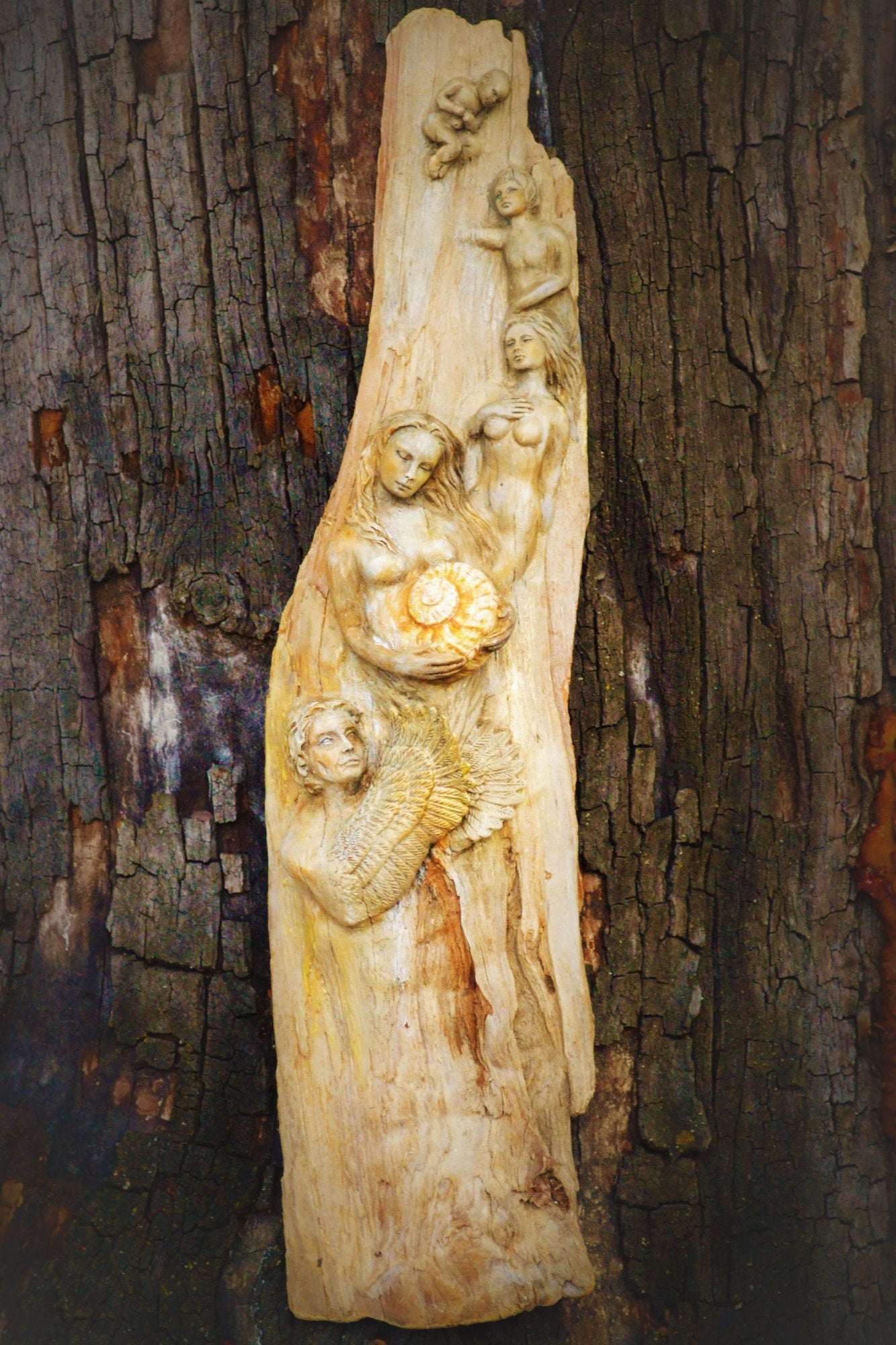 inspirational art card featuring meaningful spiritual artwork by Debra Bernier