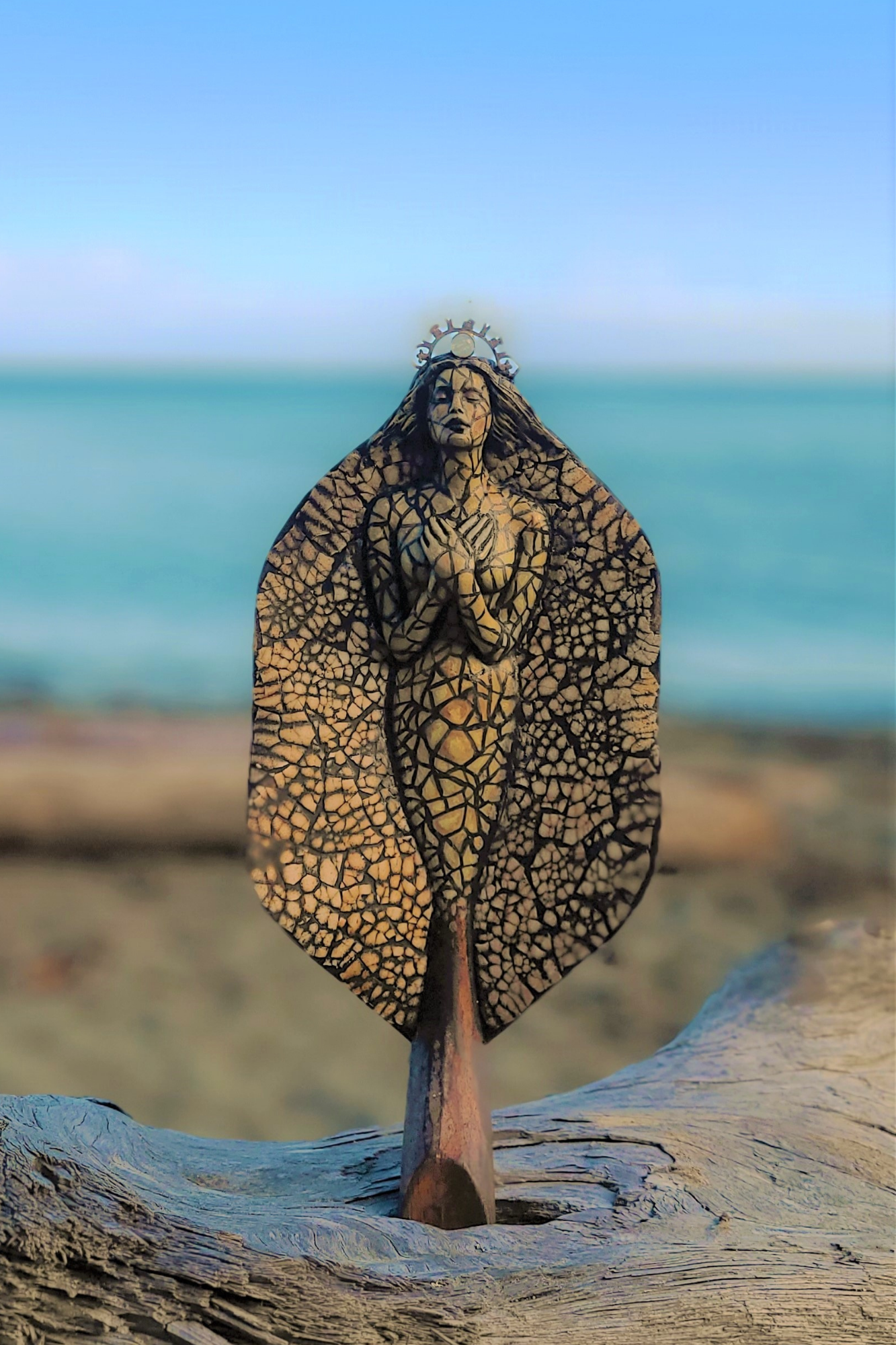 inspirational art card featuring meaningful spiritual artwork by Debra Bernier