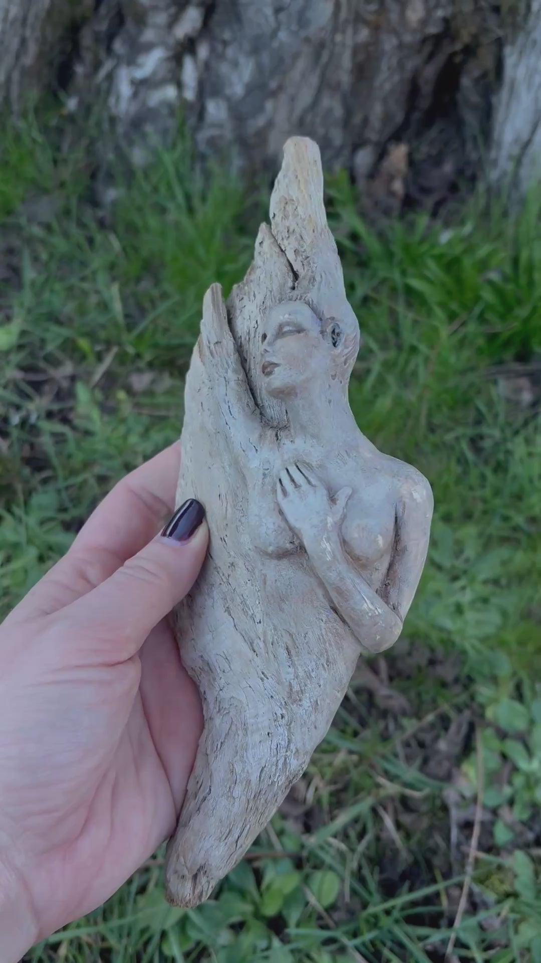 A Memory Within – Original Spiritual Sculpture | One of a Kind Figurative Art by Debra Bernier