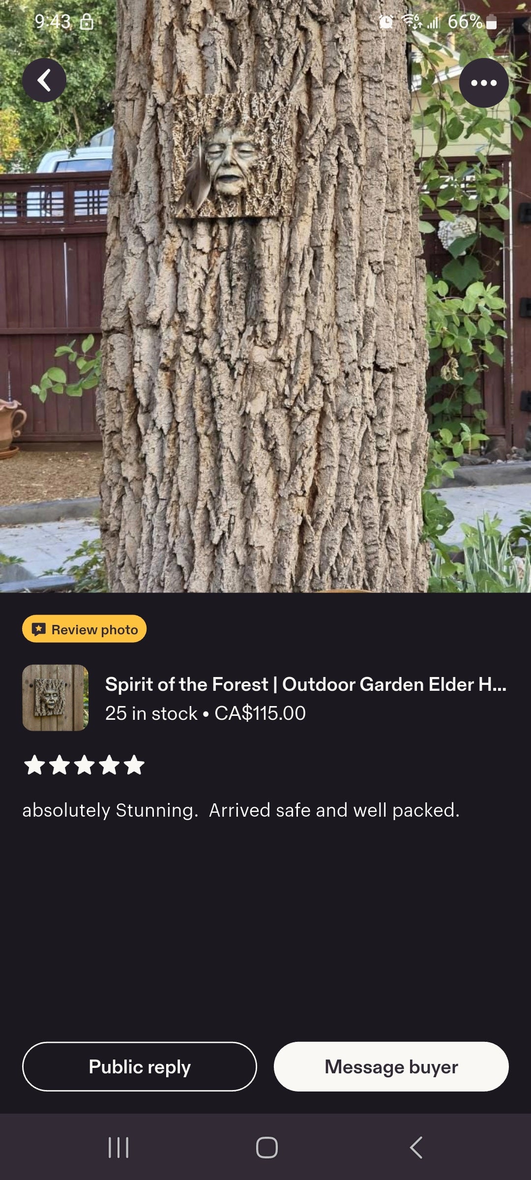 Spirit of the Forest | Outdoor Garden Elder Home Decor