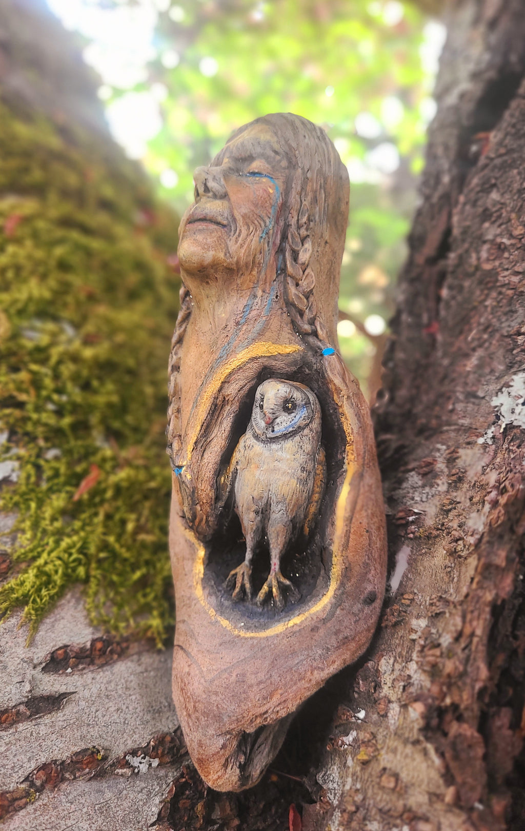 Owl Vision, Sculpture by Debra Bernier, Shaping Spirit