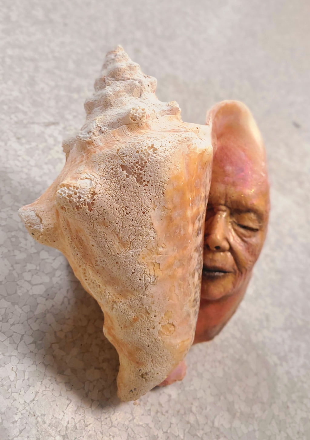 Memories of the Past, Seashell Woman Sculpture