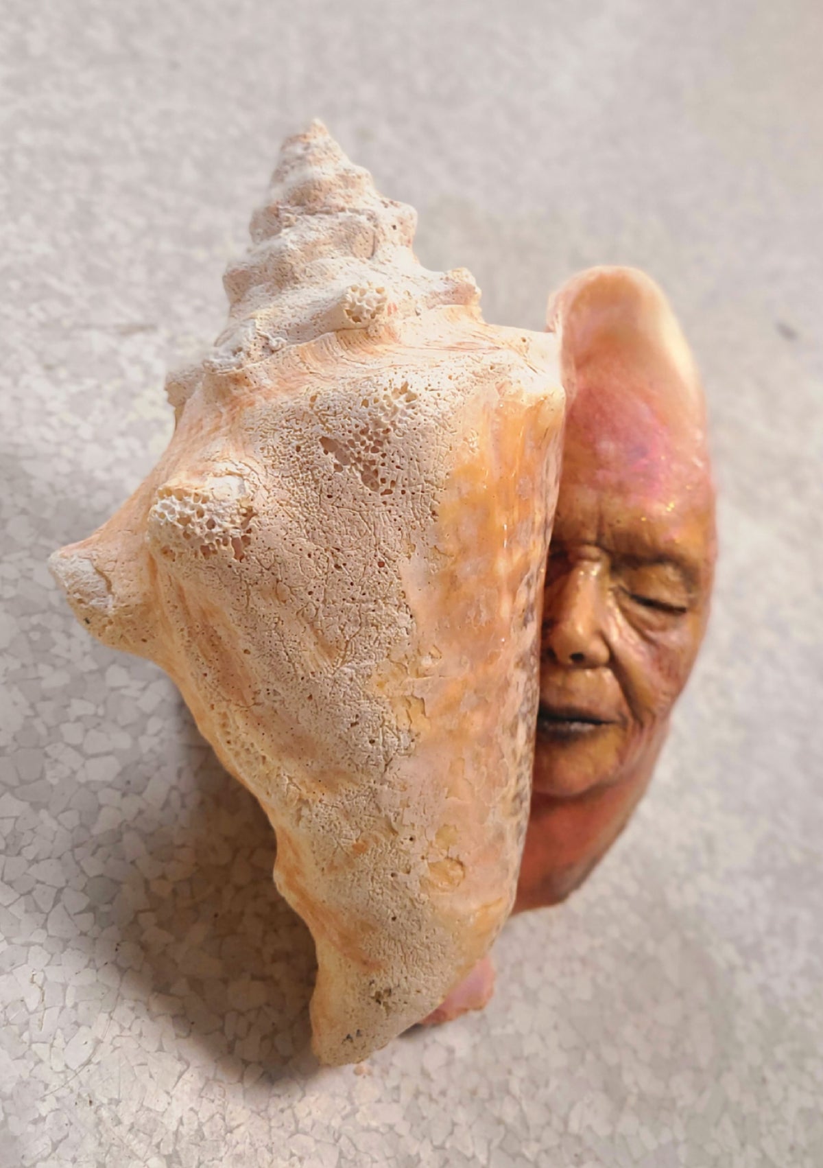 Memories of the Past, Seashell Woman Sculpture