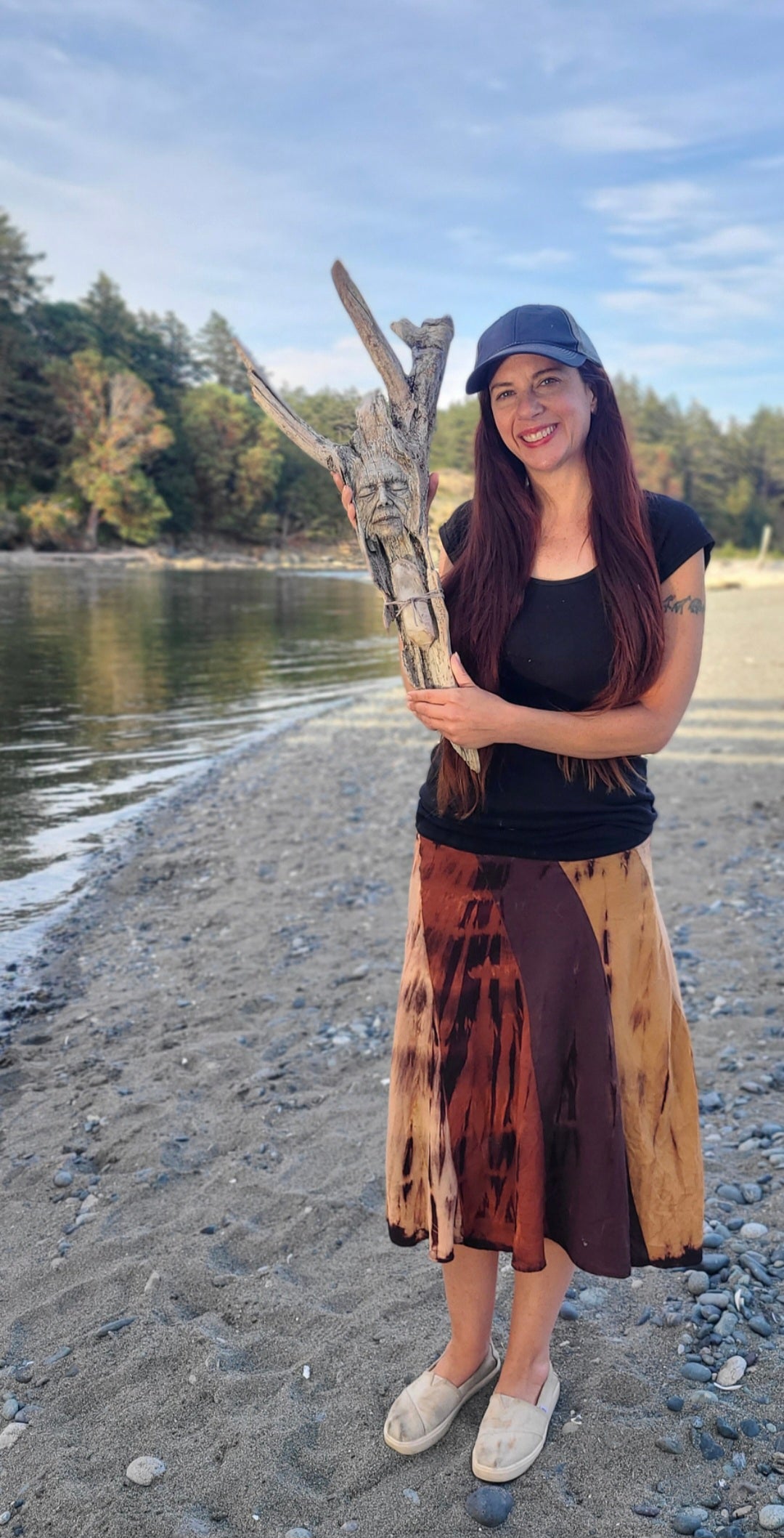 Crystal Keeper, Sacred Crystal Wall Art - Handmade Nature Sculpture - Spiritual Home Decor
